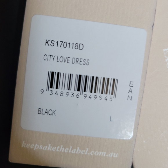 NWT Keepsake The Label Pleates Satin City Love Backless Flounce Mini Dress LG - Picture 13 of 15